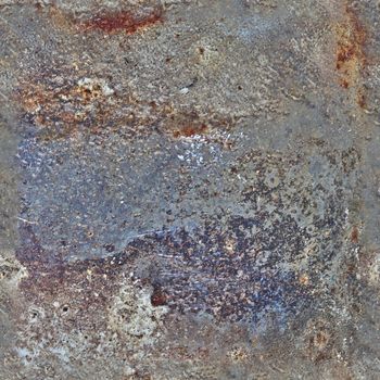 Photo realistic seamless texture pattern of rusty metal in high resolution