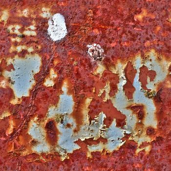 Photo realistic seamless texture pattern of rusty metal in high resolution