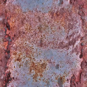 Photo realistic seamless texture pattern of rusty metal in high resolution