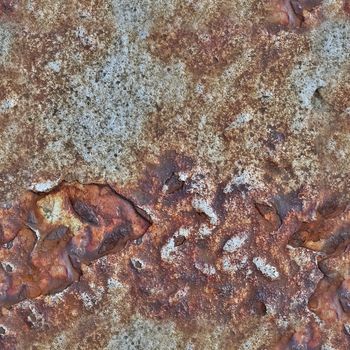 Photo realistic seamless texture pattern of rusty metal in high resolution