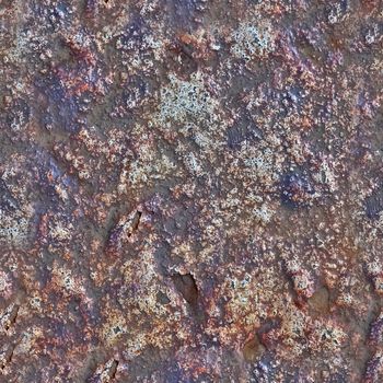 Photo realistic seamless texture pattern of rusty metal in high resolution