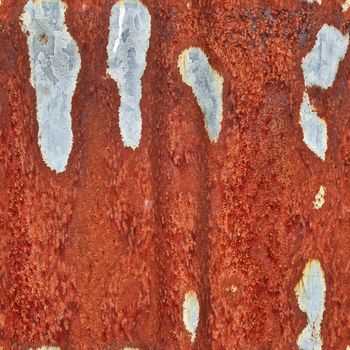 Photo realistic seamless texture pattern of rusty metal in high resolution