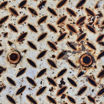 Photo realistic seamless texture pattern of rusty metal in high resolution