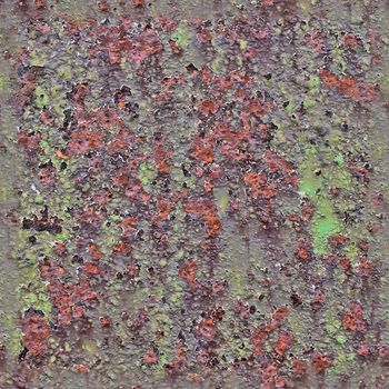 Photo realistic seamless texture pattern of rusty metal in high resolution