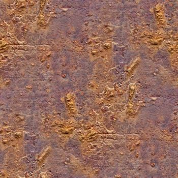 Photo realistic seamless texture pattern of rusty metal in high resolution