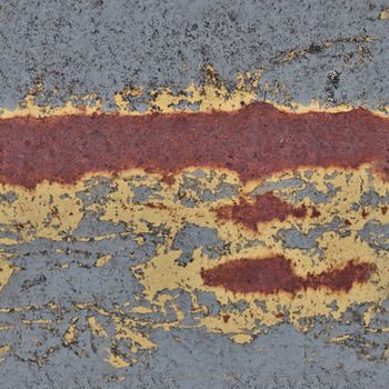 Photo realistic seamless texture pattern of rusty metal in high resolution