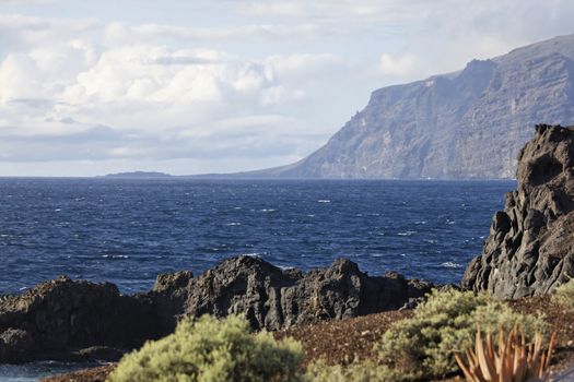 Los Gigantes - a cliff at tenerife