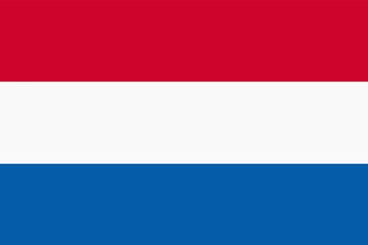 A Netherlands flag background illustration Holland red white blue stripe