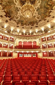 Empty auditorium in the great theater