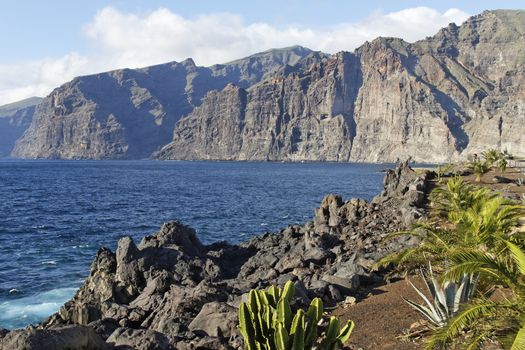 Los Gigantes - a cliff at tenerife