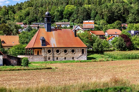 stone country church, Bavaria, Germany