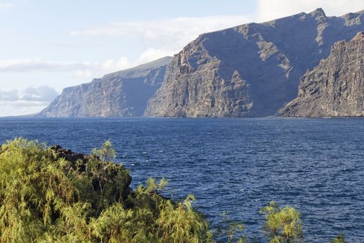 Los Gigantes - a cliff at tenerife