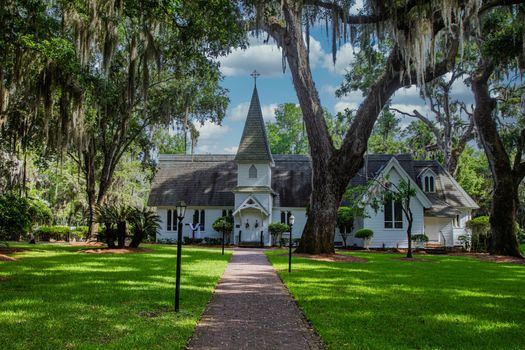 The old Christ Church on Saint Simons Island, Georgia