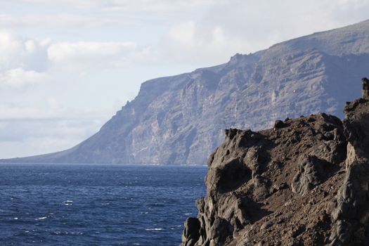 Los Gigantes - a cliff at tenerife