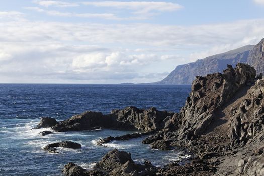 Los Gigantes - a cliff at tenerife