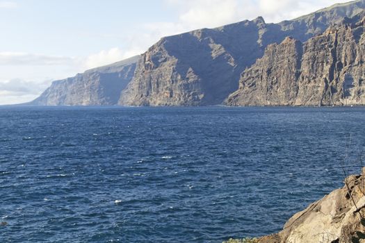 Los Gigantes - a cliff at tenerife