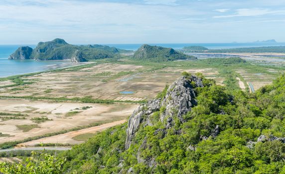 Stone Mountain Khao Dang View Point Prachuap Khiri Khan Thailand Right Zone