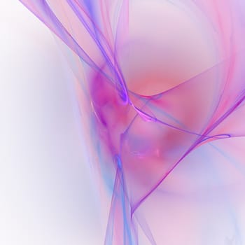 An abstract computer generated fractal design. Abstract fractal color texture. Purple and pink glowing motion background