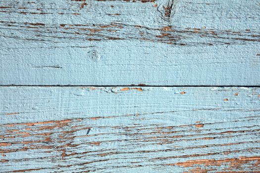 Old blue weathered distressed wood oak plank board texture background stock photo
