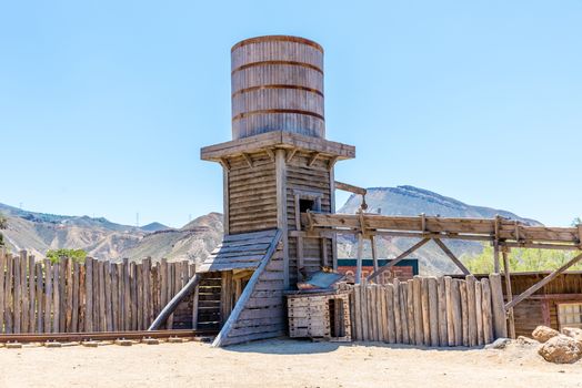 industrial water tower