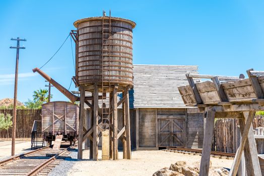 industrial water tower