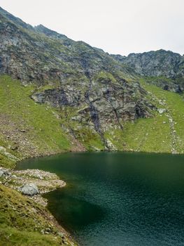 Hike to the Sponser lakes in the Meraner Land in the Texelgruppe nature park near Partschins, South Tyrol, Italy