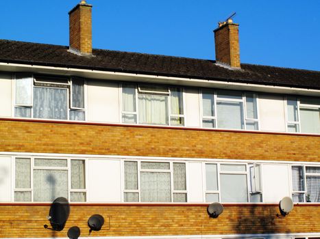 Public council housing apartment flats in London England UK stock photo