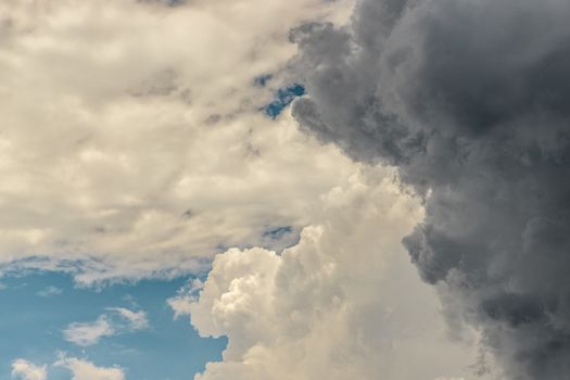 Dramatic sky with clouds background. Beautiful sky clouds, Sky with clouds weather nature cloud blue. Inspirational concept.