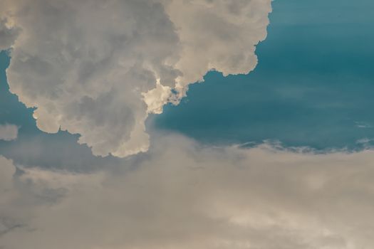 Dramatic sky with clouds background. Beautiful sky clouds, Sky with clouds weather nature cloud blue. Inspirational concept.
