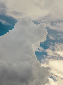 Dramatic sky with clouds background. Beautiful sky clouds, Sky with clouds weather nature cloud blue. Inspirational concept.