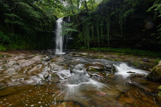 Waterfall in the Brecon Beacons national Park