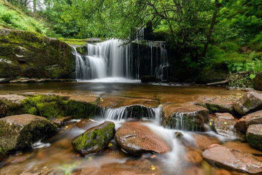 Waterfall in the Brecon Beacons national Park