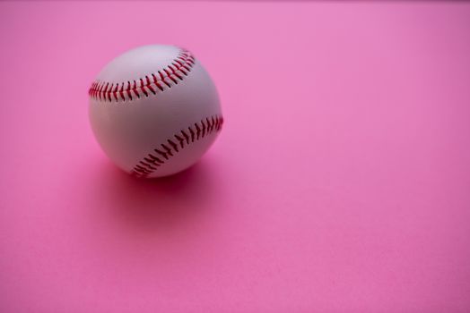 Ball isolated against colorful background