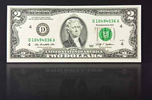 Two US one dollar banknote for cash settlement

bill, money, cash, paper, payment, finance, business, treatment, two, dollar, buy, american, paper, currency,