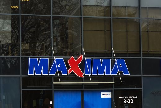 Signboard supermarket chain Maxima