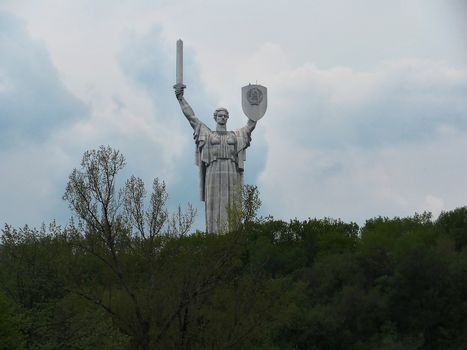 Sculpture "Motherland" (Kiev, Ukraine)                     