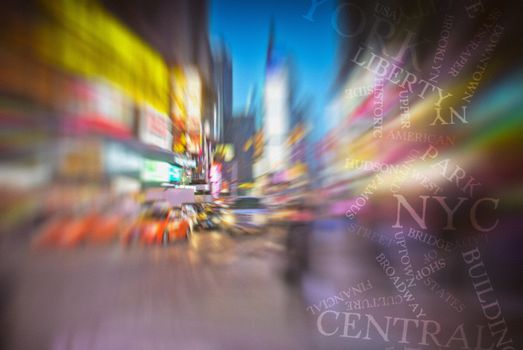 NYC Times Square. 3D rendering