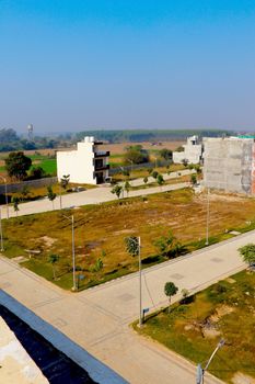 Indore, madhya pradesh, India,- January 2020 : view of a villages in Indore