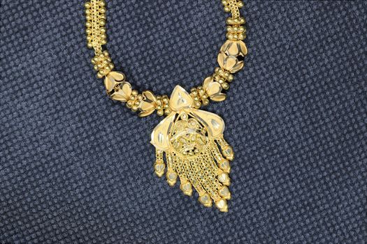 gold necklace catalog design on black transparent background