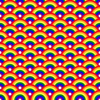 Seamless pattern background of rainbow. Beautiful backdrop for LGBTQ concept.