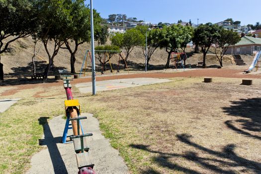 African playground in Bo-Kaap, Schotsche Kloof, Cape Town.