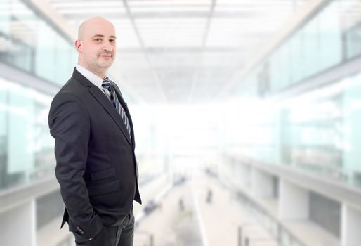 happy business man portrait at the office