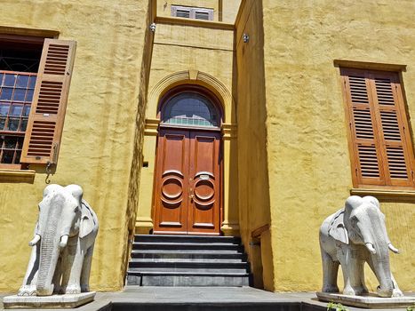 African elephant, figurine, replica or statue from Cape Town, South Africa.