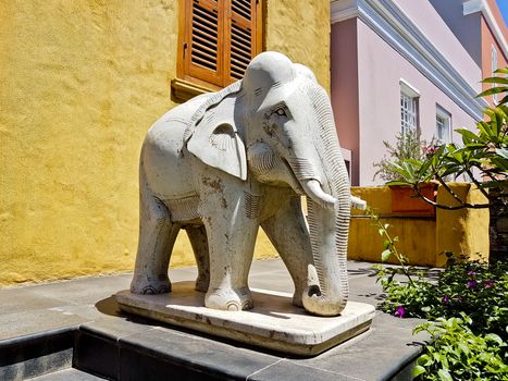 African elephant, figurine, replica or statue from Cape Town, South Africa.
