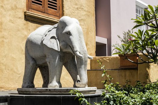 African elephant, figurine, replica or statue from Cape Town, South Africa.