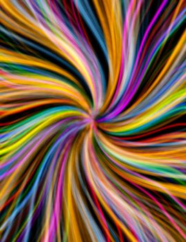 Colorful swirl twisted vortex background