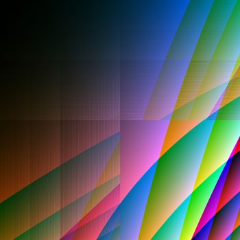 Abstract background of glowing color spectrum