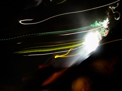 Flowing Motion Light Abstract