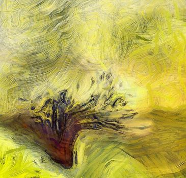Vivid Abstract Pattern. 3D rendering.