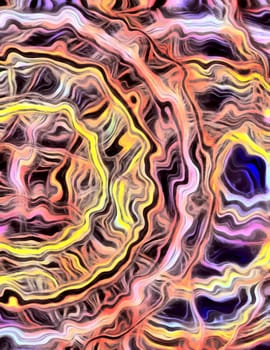 Circular Forms and Colorful Abstract